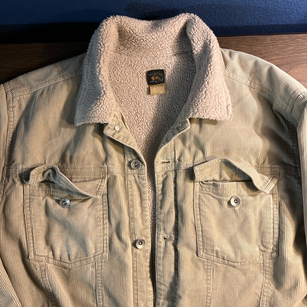QUICKSILVER Sherpa Lined Corduroy Jacket